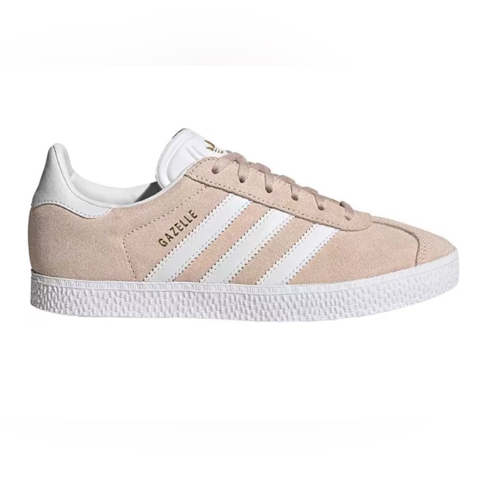 *NWT adidas gazelle light pink/white sz 4